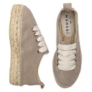 NWOT Manebi Hamptons Espadrille Platform Sneaker